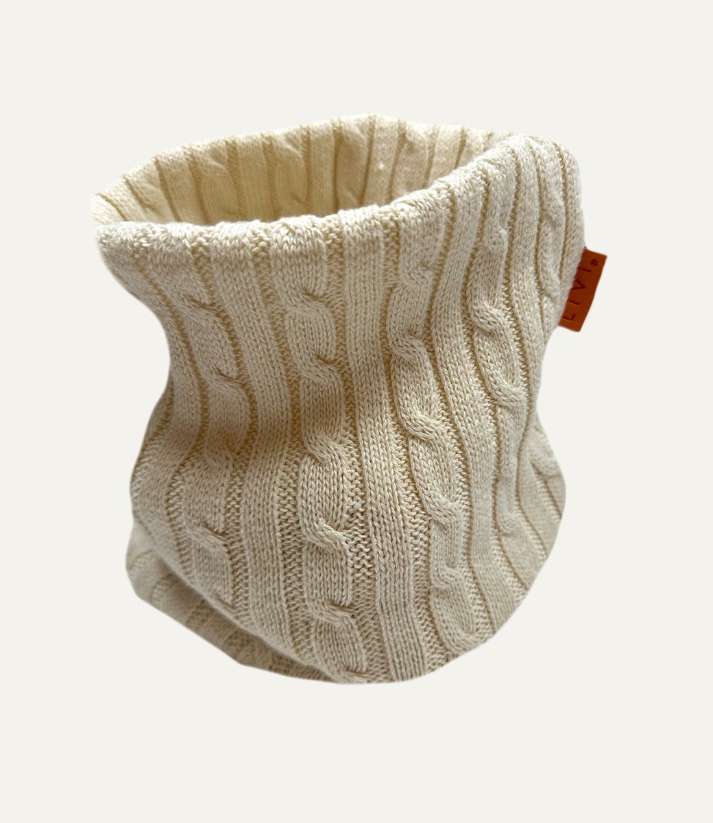 STRICKLOOP BJÖRN CREME