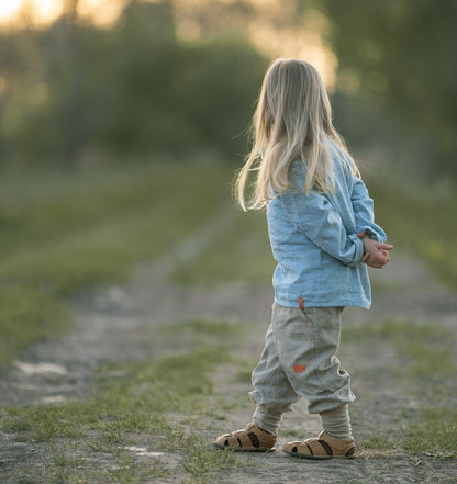 JOGGER STREETSTYLE LEINEN TAUPE