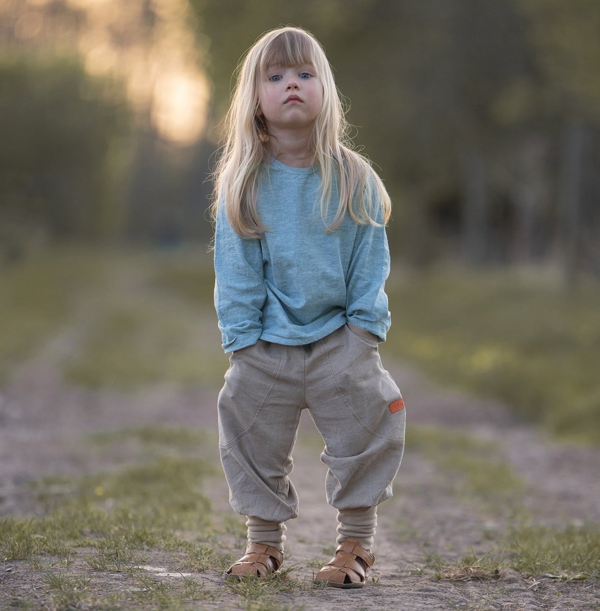 JOGGER STREETSTYLE LEINEN TAUPE