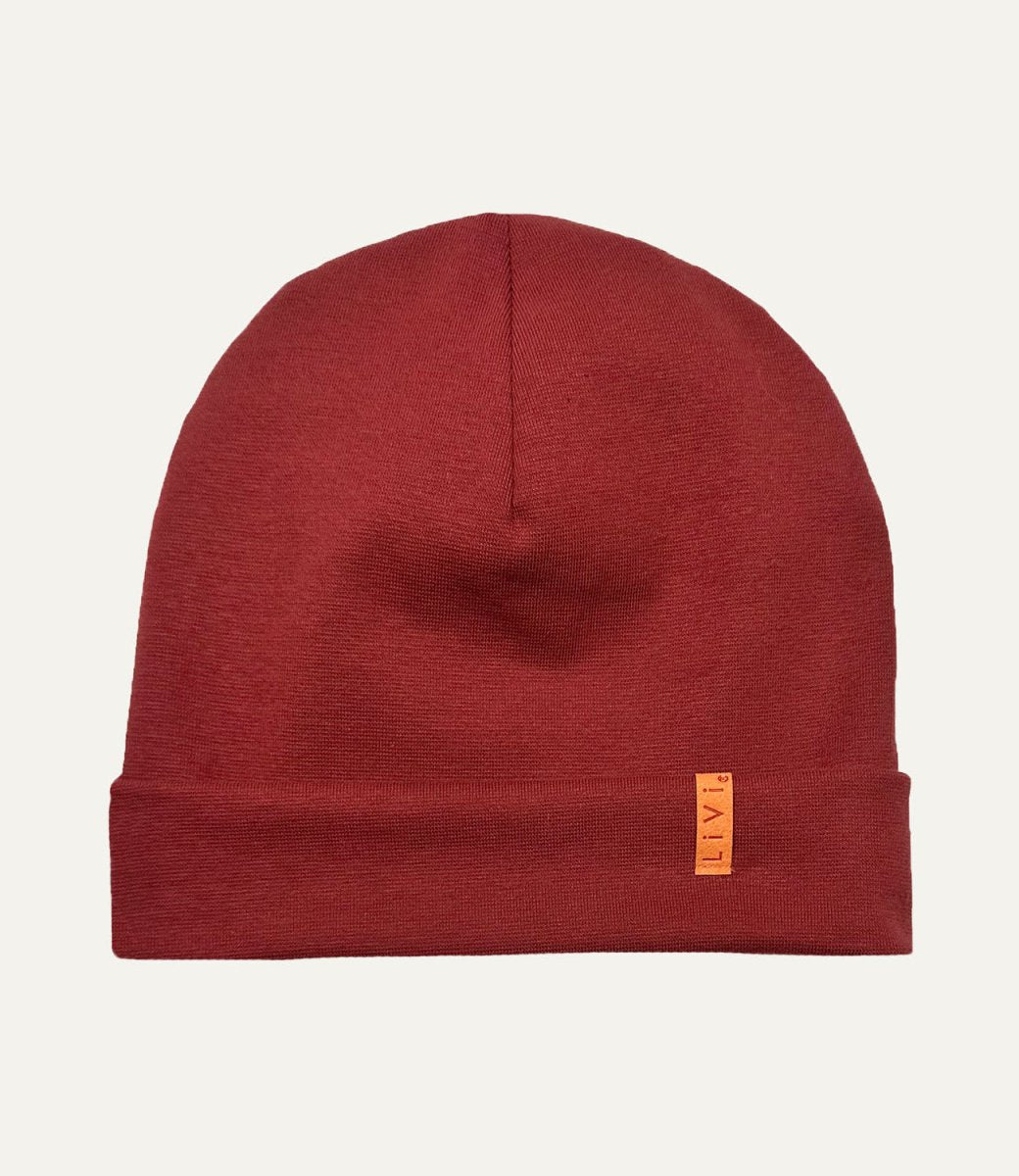 RIB BEANIE LAVA