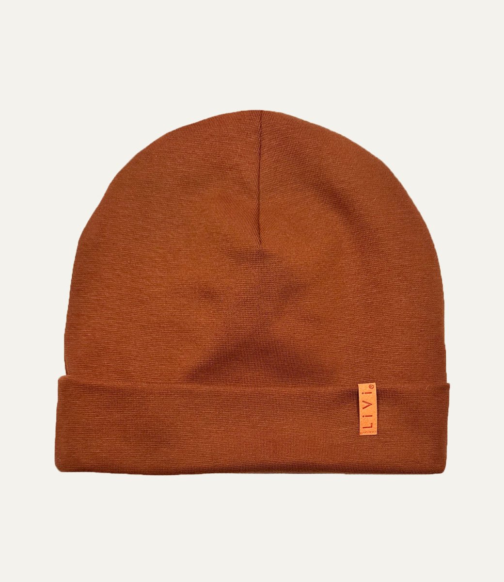 RIB BEANIE MAROON