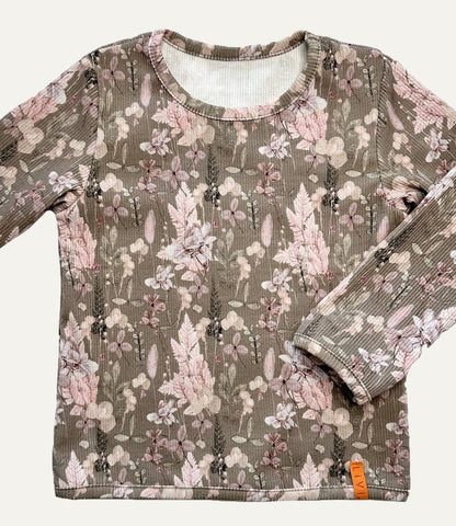 LANGARMSHIRT RIB WILDROSE taupe